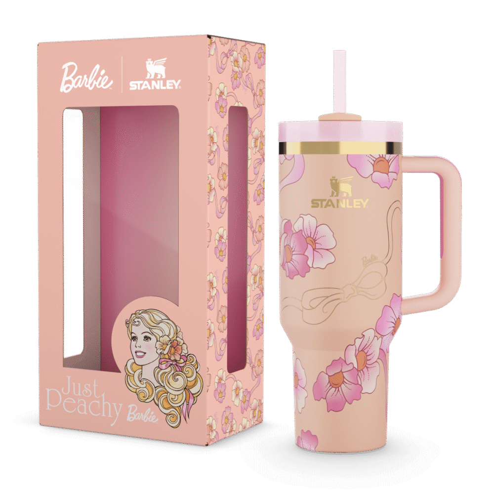 The Barbie™ x Stanley ’80s Peaches ’N Cream Quencher | 40 OZ